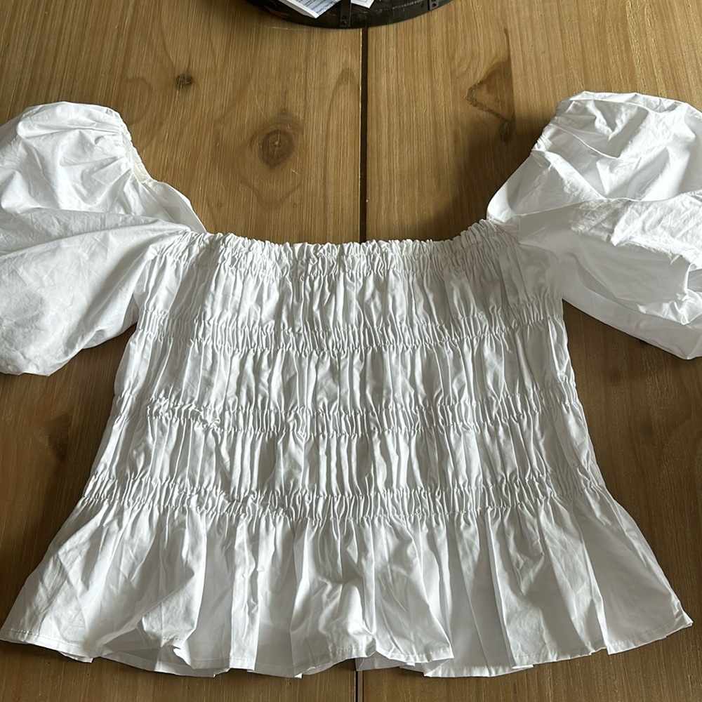 ASTR White Blouse XL